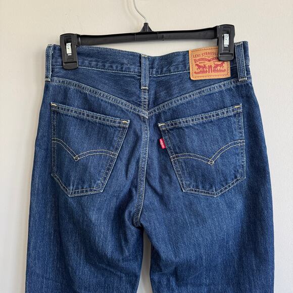 Levi's Women's Straight Leg Jeans - Dark Blue - Picture 5 of 9